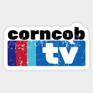 Corncob Tv Vintage Sticker